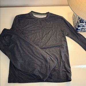 Cuddl Duds Kids Gray base layer set NWOT